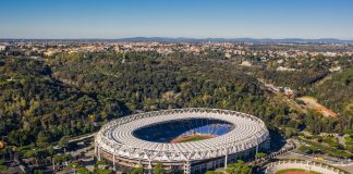 Lo Stadio Olimpico di Roma Roma, Stadio Olimpico. Veduta aerea