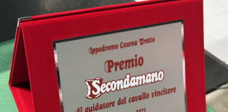 Trotto e Gran Premio Città di Cesena, consegnato il “Premio Secondamano”